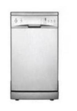 Essentials CDW45S14 Slimline Dishwasher - Silver